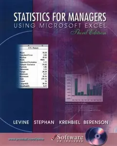 USED-Statistics for Managers Using Micosoft Excel by David M. Levine (Hardcover)