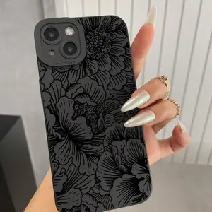 Floral Phone Case, Valentine's Day Gift, Anti-Drop Wear-Resistant Fashionable Durable Protection, Fits Multiple Models
