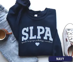 SLPA Sweatshirt / Short Sleeve T-SHIRT ,  SLPA Shirt Speech Therapy Tee Speech Language Pathology Assistant Shirt SLPA