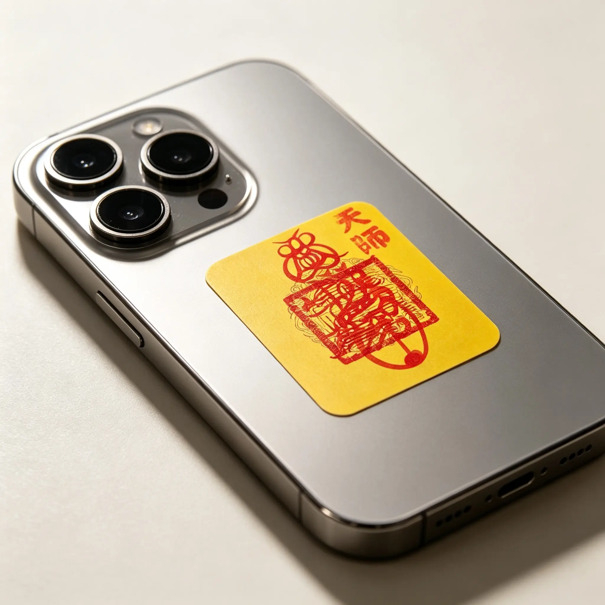 Thangka 4.2 x 5.2 cm phone case blessing card—attract wealth and rice, good luck card, gift card—suitable for leaders, friends, family, and colleagues