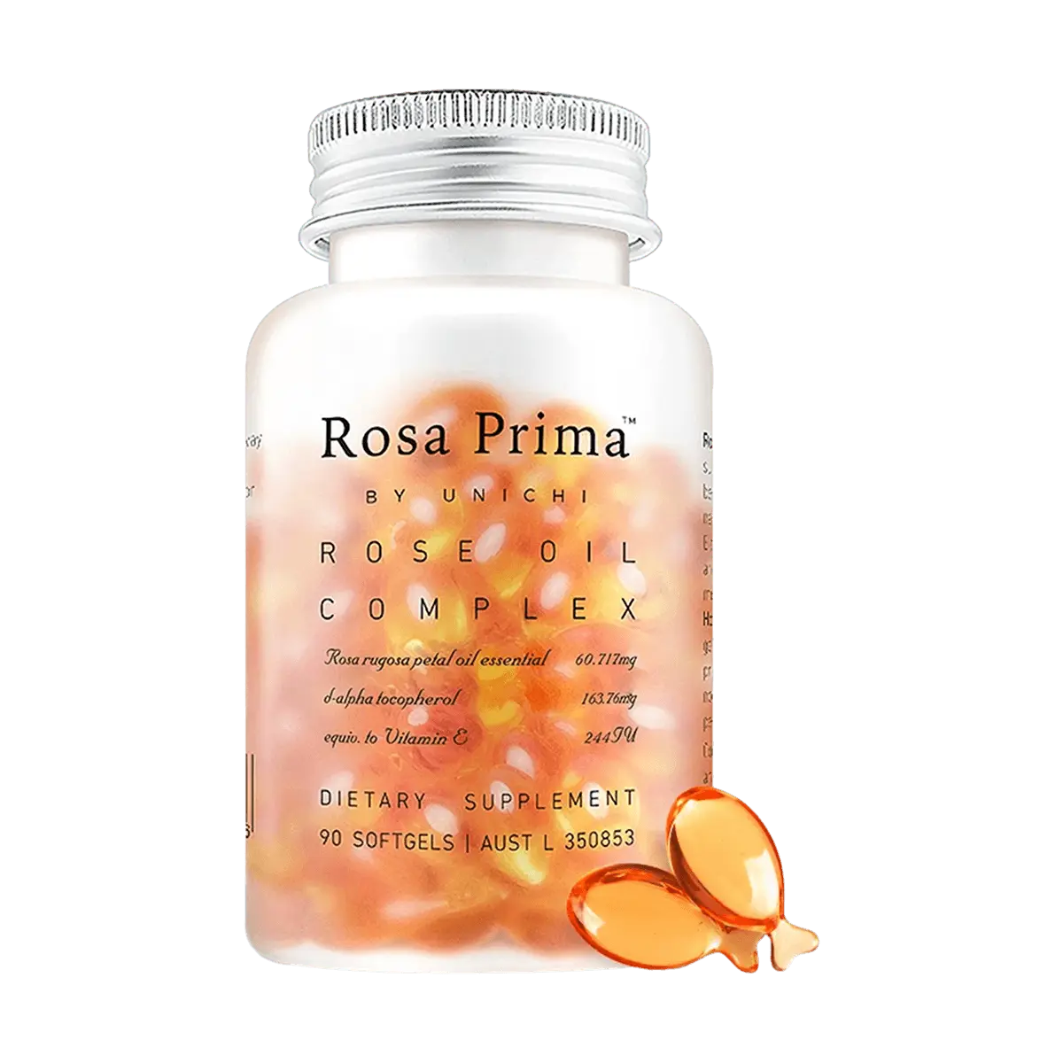 Unichi Rosehip Oil Capsules - Inner Beauty & Radiance, 90 Count, Natural Skin , Odor Control, Hydration, Anti-Aging, "Like Li Xiaolu"