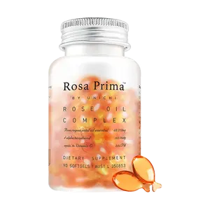 Unichi Rosehip Oil Capsules - Inner Beauty & Radiance, 90 Count, Natural Skin , Odor Control, Hydration, Anti-Aging, "Like Li Xiaolu"