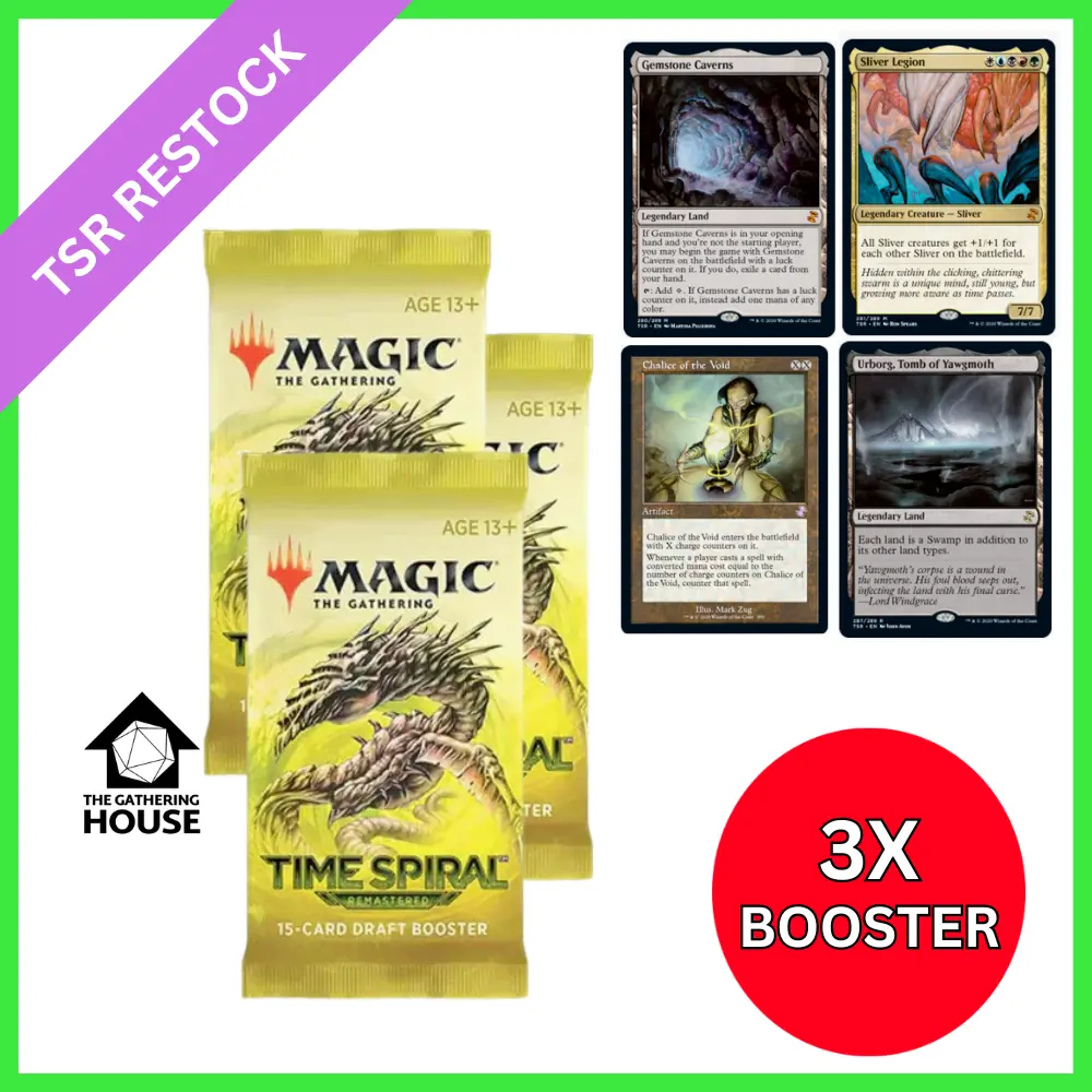 3x Bundle - Time Spiral: Remastered - Draft Booster Box (TSR) MTG - Magic  the Gathering - TikTok Shop