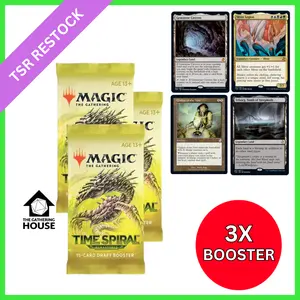 3x Bundle - Time Spiral: Remastered - Draft Booster Box (TSR) MTG - Magic the Gathering