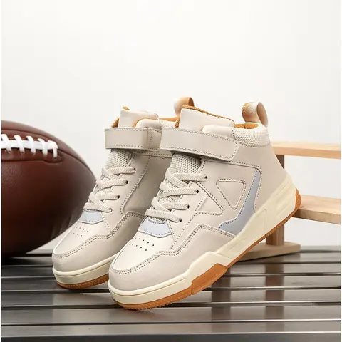 Boy's Fashionable Lace Up Sneakers, Casual Comfortable Breathable Non-slip Sports Shoes, Trendy All-match Sneakers for Daily Wear, Trendy Trainers