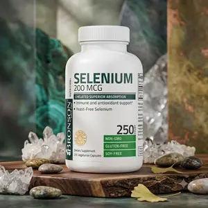 Selenium 200mcg Amino Acid Immune Support Trace Mineral Non-GMO, 250 Capsules