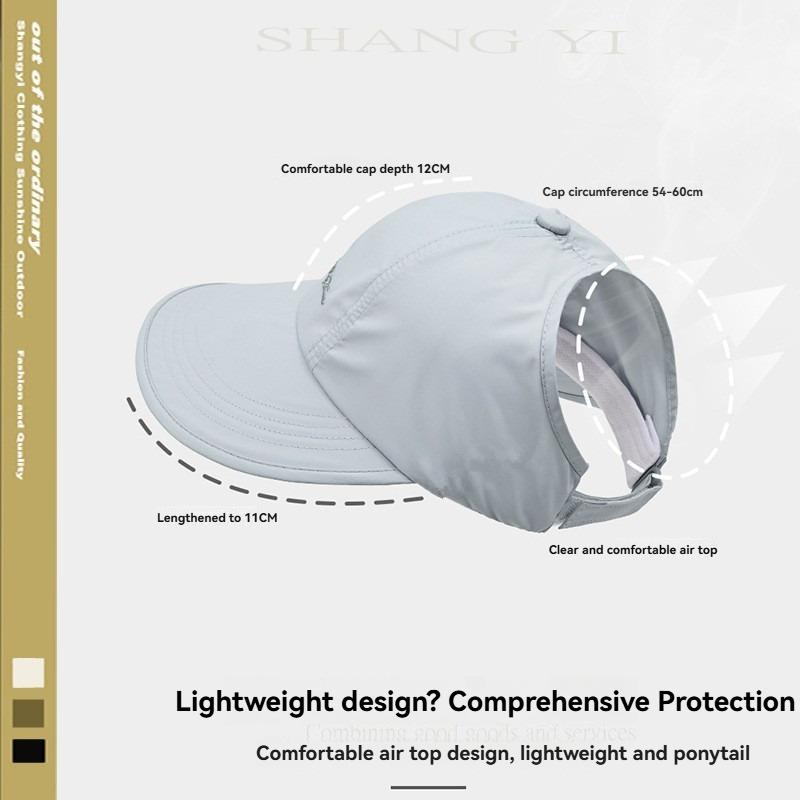 2-Pack UPF Sun Protection Baseball Hat for Men and Women - Lightweight, Adjustable Velcro Closure, Wide Brim Outdoor Sports Hat, All-Season Elastic Design (White/Gray/Black)