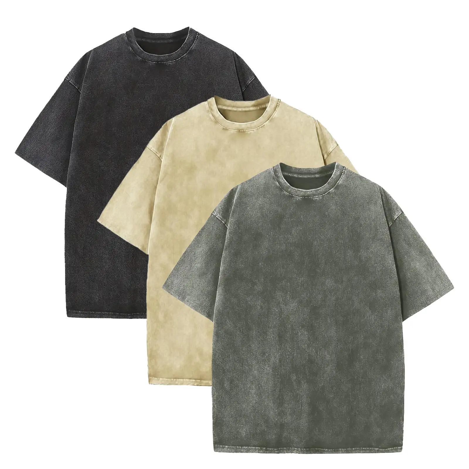 Black + Green + Apricot