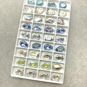 14*10mm Water Drop K11 Crystal Pear for Nail & DIY charm