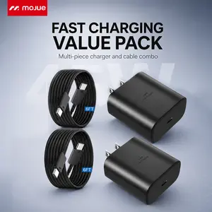45W USB-C Super Fast Charger, Type-C Quick Charging Power Bank with 10FT C-Type Charging Cable, Compatible with Samsung Galaxy S26 Ultra/S26/S26+/S25/S25 Ultra/S25+/S24 Ultra/S23 Ultra/S22 s22 s21