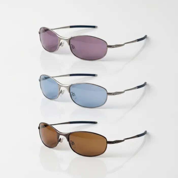 Unisex Y2K Oval Metal Frame Sunglasses For Man And Woman Y2K Sport Wrap Around Tinted Sunglasses Retro Futuristic Sport SunglasseCycling Running UV400 Protection Trendy Shades