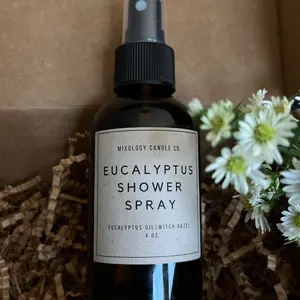 Eucalyptus Shower Spray Invigorating Aromatherapy Experience,Shower Mist,Steam Shower Spray,Aromatherapy Spray,Stress Relief, Self Care Gift
