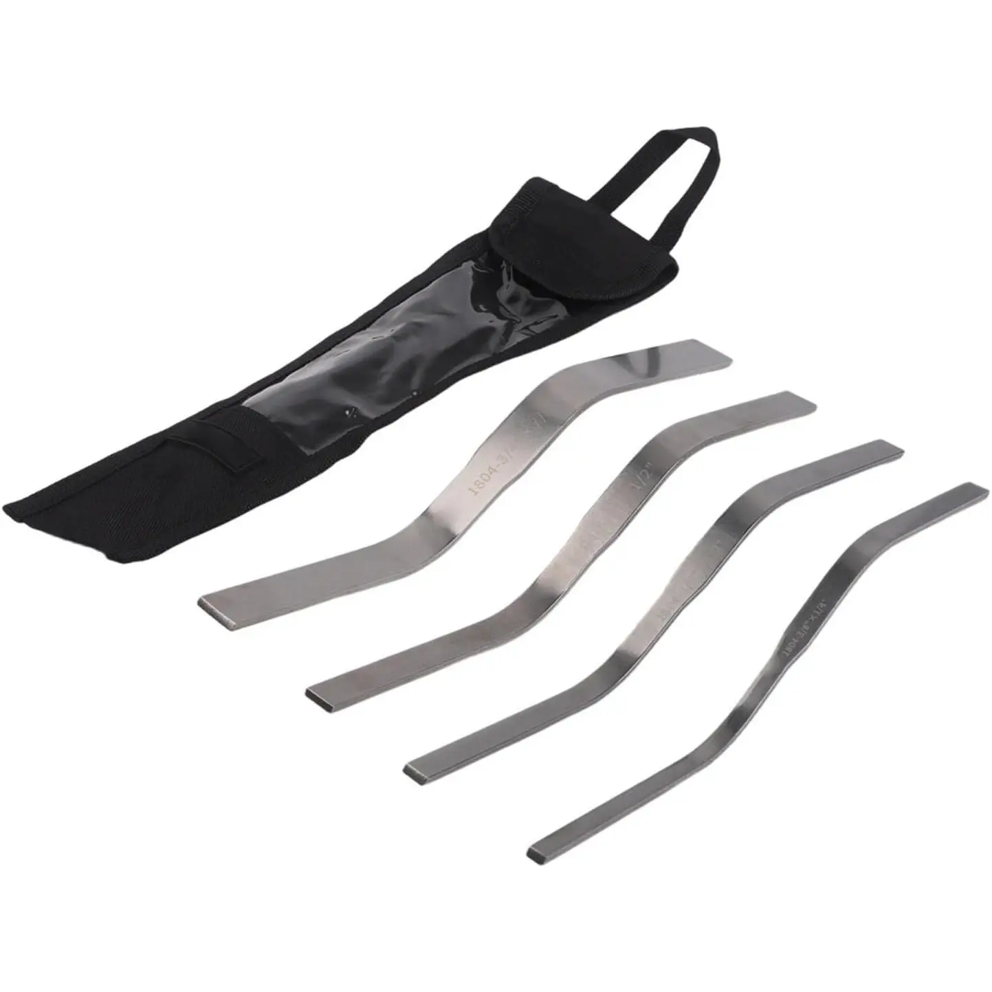 Masonry Slicker Jointer Tool Set for Brick Tile, 4 Pcs Tuck Pointing