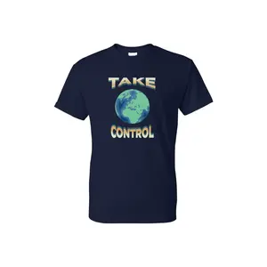 Take control - 50/50 preshrunk cotton/polyester Unisex T-shirt