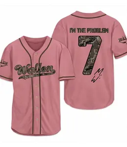 STILL THE PROBLEM & WALLEN | Pink Baseball Jersey | Country Concert Outfit