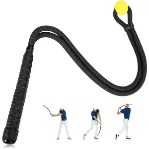 Golf Rope Swing Trainer & Aid – Elevate Speed Tempo Flexibility |   All-Level Warm-Up for Stronger Swings
