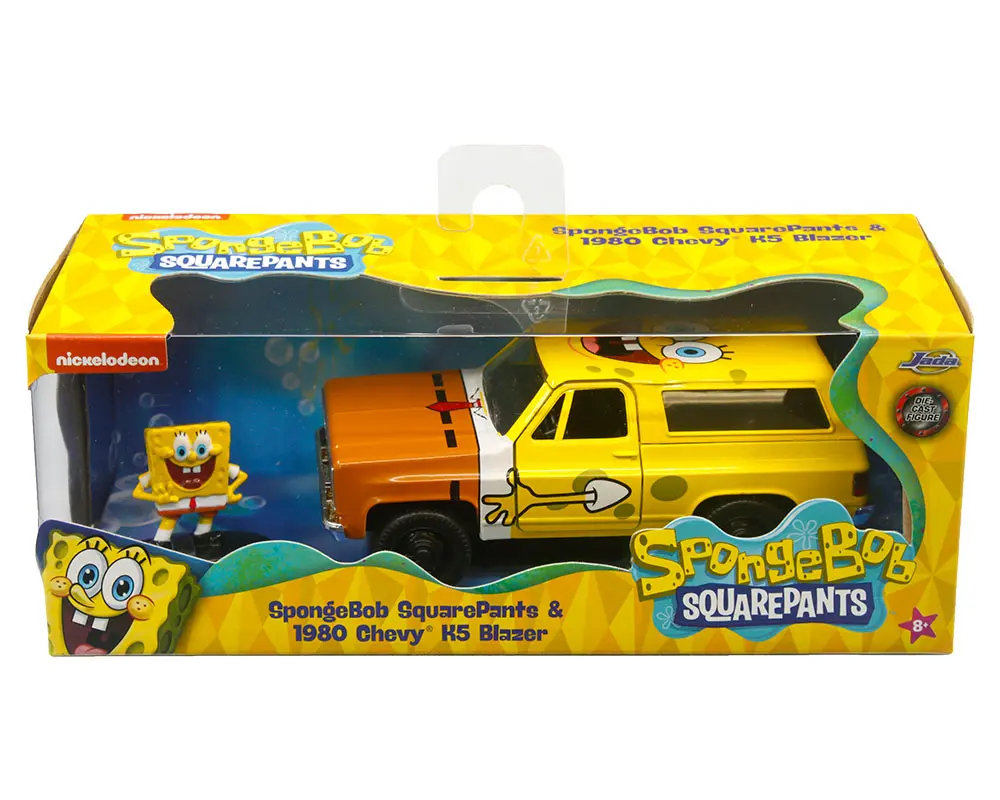 Jada 1:32 Sponge Bob - 1980 Chevrolet K5 Blazer w/ SpongeBob