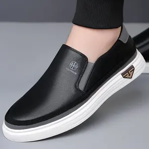 Men's Outdoor Vacation Fashion Simple Casual Shoes with Soft Sole and Soft Upper, Non-Slip Loafers