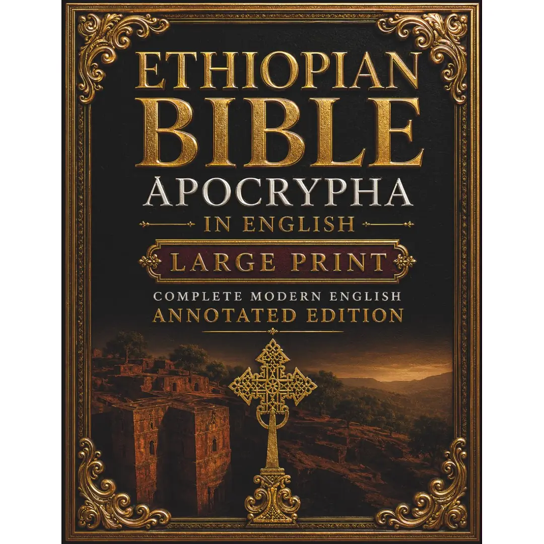 Ethiopian Bible Apocrypha in English (Large Print): Complete Modern English Annotated Edition with Enoch, Jubilees, Meqabyan, Esdras, Sirach, Wisdom, Baruch, Judith, Tobit, and More