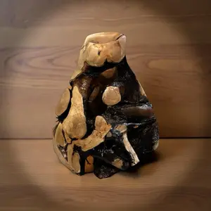 Heart of a Tree - Unique Natural Wood Sculpture Handcrafted from Birch Tree Roots for Home Decor and Artistic Display