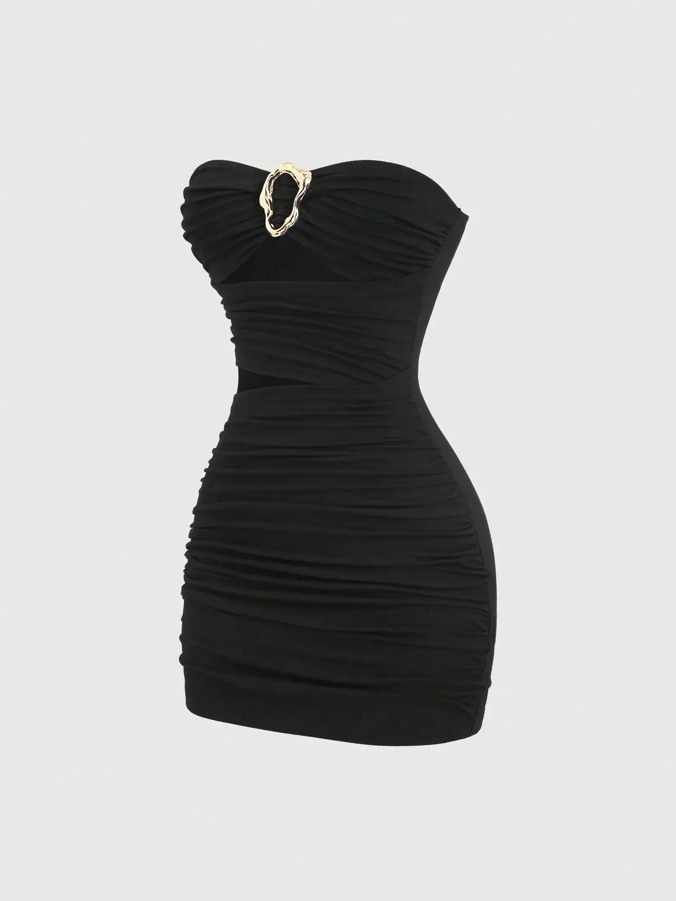 black mini dress aesthetic Women's Shadi Mini Dress in Black, L Black
