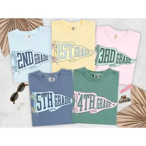 [ Comfort Colors Collection ] Comfort Colors Teacher Team Shirt, Back to School Graphic Tee, Grade Level Team Tees,Grade Level Classroom Outfit, Elementary Teacher Group Top, Grade Level Team Tees, Teacher Gift, First Second Third Fourth Fifth Grade