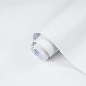 Premium Thickened White Peel & Stick Wallpaper 17.7"x78.7" – Embossed Renter-Friendly Modern Vinyl Contact Paper for Bedroom & Countertops