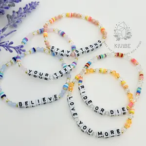Custom Name Word Bracelet, Personalized Beaded Friendship Bracelet, Handmade Letter Bead Jewelry, Custom Initial Bracelet, Stackable Boho Bead Bracelet, Minimalist Friendship Gift for Her, Matching Best Friend Bracelet, Cute Birthday Gift Idea