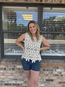 Sand-dollar Sparkle Top