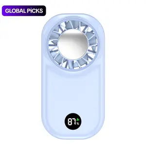 W&O Mini Fan Handheld High Speed Fan, Portable fan, 5 Adjustable Levels for Summer Travel Vacation Essentials & Outdoor Activities, Small Personal Fan for Women's Makeup, Cool fan