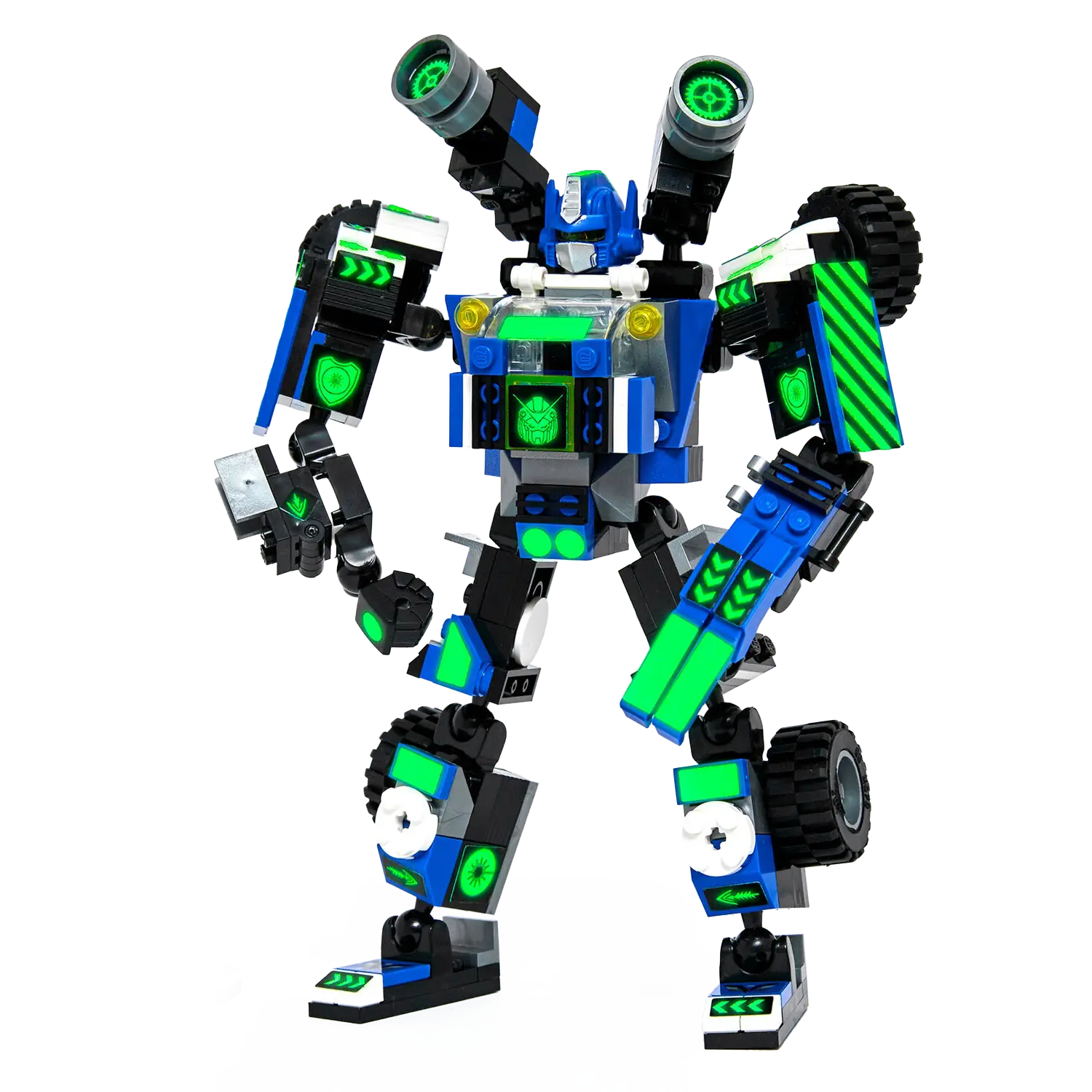 Snabglider Robotryx 3-in-1 STEM Robot Building Set – Transforms into Robot, Vehicle & Animal, 246 Pieces with Cannon Blasters, Ages 6+