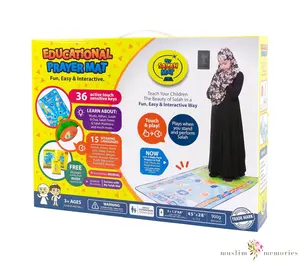 New My Salah Mat Educational Interactive Prayer Mat Now With 5 Prayers