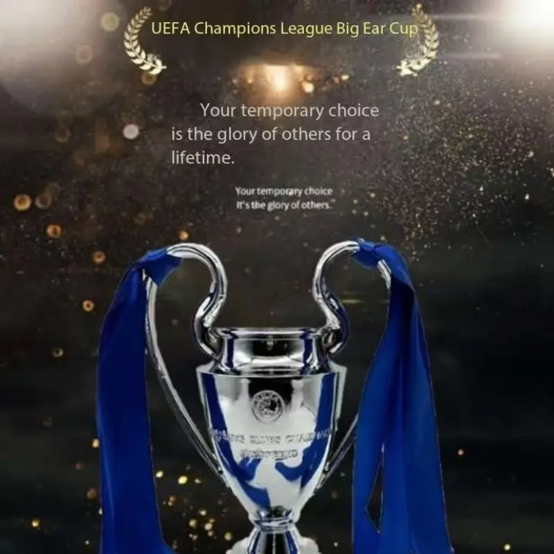 New Champions League Trophy Saint-Berlad Cup Football Award Resin Trophy, Soccer Trophy, High-Quality Resin Material, Perfect Gift for Sports Enthusiasts
