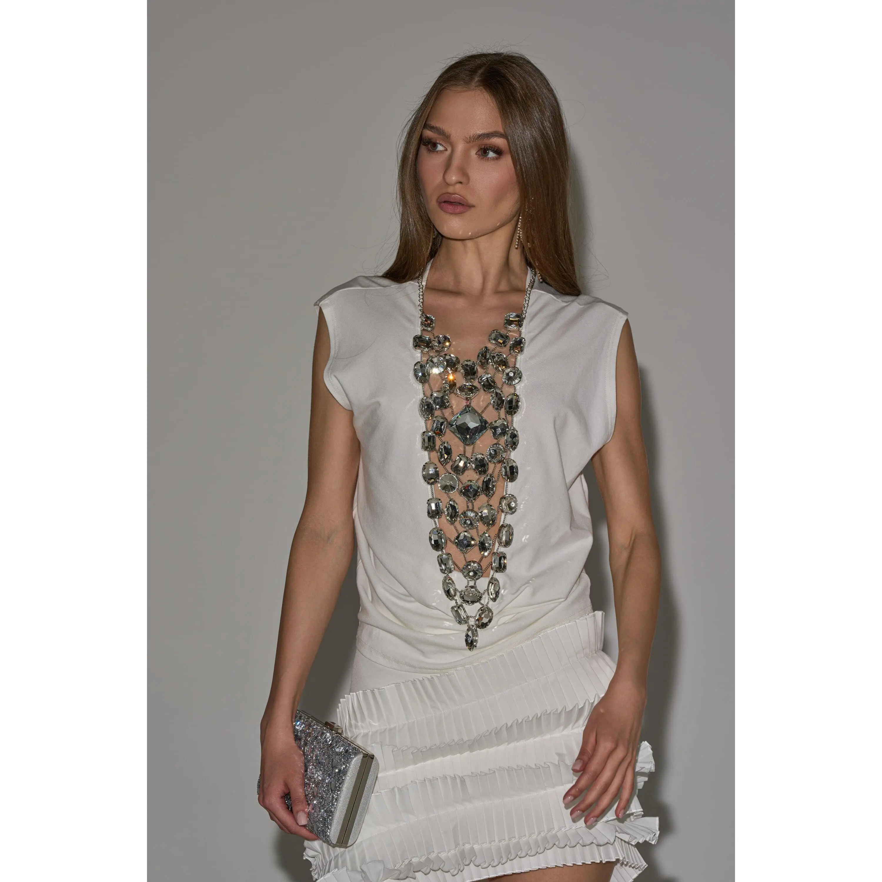 LAYLA RHINESTONE TEE