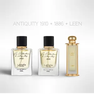 Lattafa Pride Mini Signature Trio – La Collection D'Antiquités 1910 + 1886 + Leen (20ml / 0.68 fl oz Each) – Unisex Perfume Set