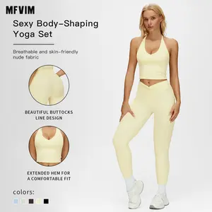 MFVIM Women's Solid Color Sports Tank Top - Slim Fit, Breathable, Sleeveless, Casual Comfortable for Yoga, Gym, Workouts, Running, Ladies Sportswear for All Seasons