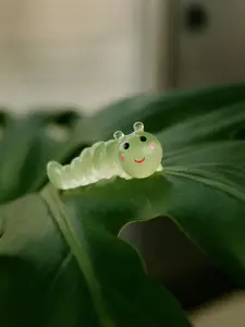 5 Piece Caterpillar Plant Partners, Unique Plant Decorations, Perfect for Adding Charm to Your Home Garden, Ideal Gift for Plant Lovers