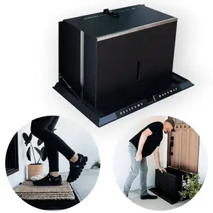 Davymat Delivery Locker - Patented Doormat Lockbox for Secure Package Delivery