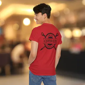 Zip Tie Certified Technician Tee - Unisex Heavy Cotton T-Shirt, Gift for Mechanics, DIY Projects, Funny Tech Humor, Birthday Gift, [...] Casual Classic   Menswear Relaxed Fit