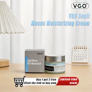 【Buy one get one free】VGO Skincare Duo Set: Snail Mucus Moisturizing + Vitamin C Essence, for daily skincare, repairing wrinkles and brightening skin tone.