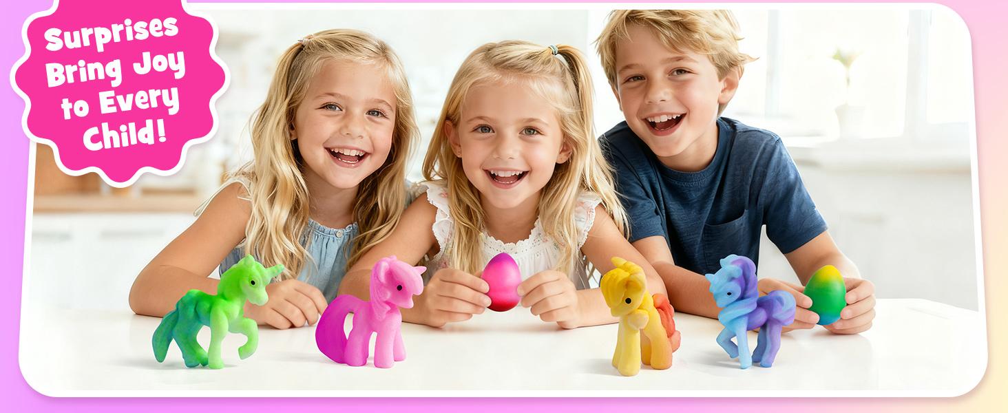 KLSMYHOKI Water Activated Hatching Surprise Eggs 6 Water Activated Unicorn  Grow 600%  for Kids - Capsules