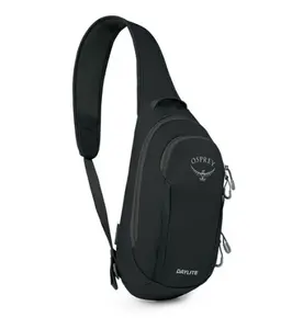Osprey Daylite 6L Sling Shoulder Bag, Crossbody Backpack for Everyday Carry, Festivals, and Travel, Lightweight Daypack Black Shoulder bag