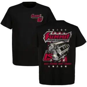 SummitR Cotton Crewneck LS Engine T-Shirt - Father's Day Gift, Ideal for Car Guys, VDBVentures