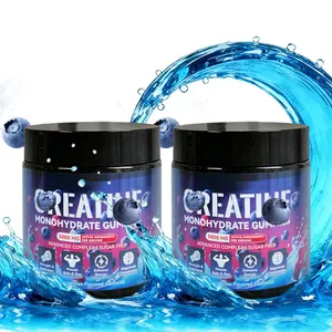 Blueberry Flavor Creatine Monohydrate Gummies 5000mg | Muscle Support & Energy Boost | Fitness Dietary Supplement