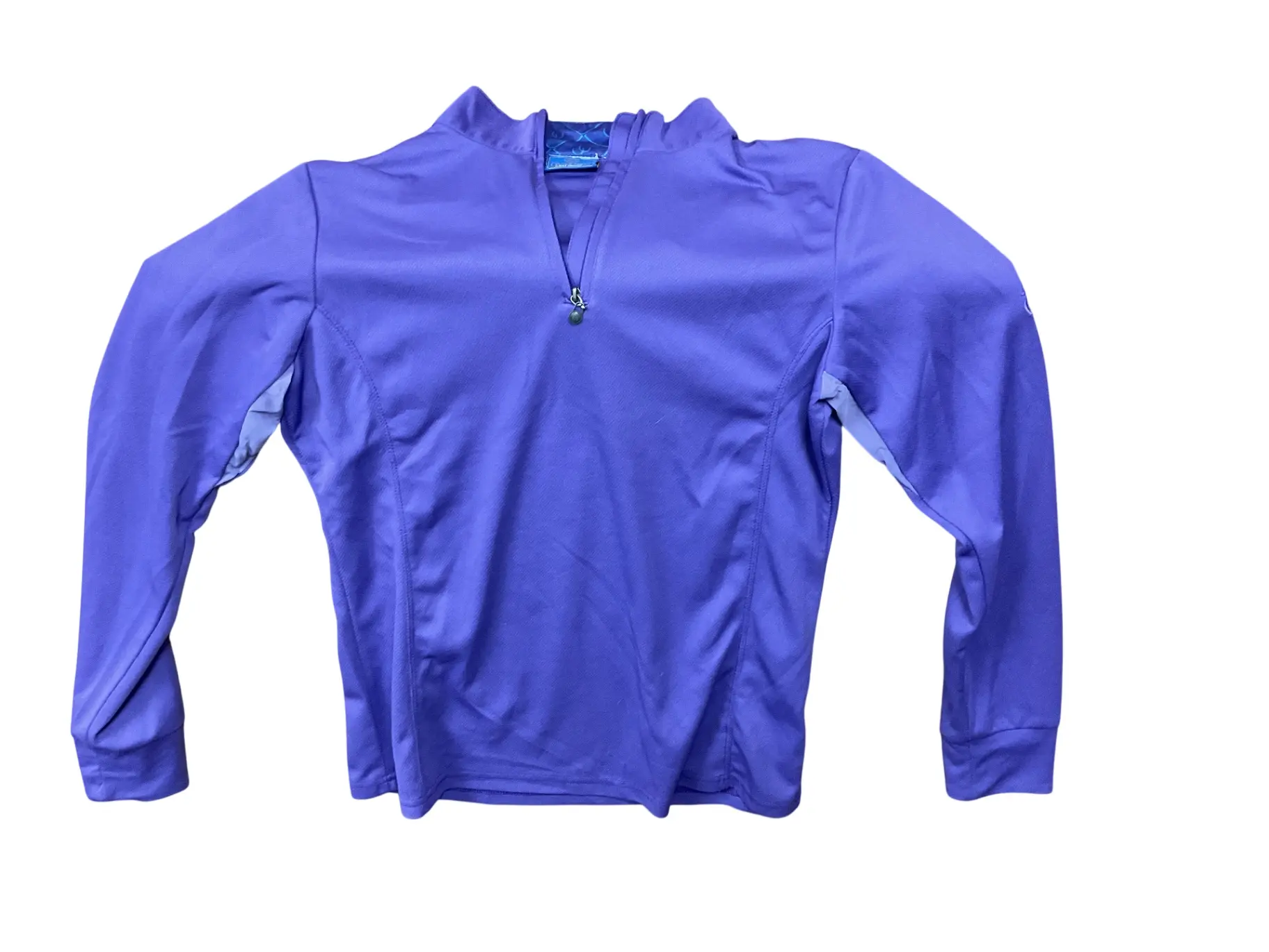 Ovation Women's Loose Fitting Long Sleeve Sun Shirt, Quarter Zip with Full Sleeve Vent, Micro Polyester Active Equestrian Clothing, Female, Loose Fitting Clothing, Quarter Zipper, Active Women's Equestrian Clothing