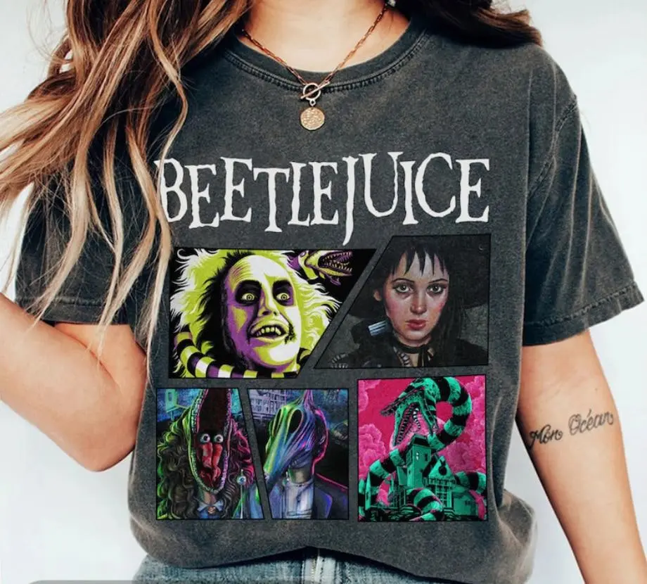 Beetlejuice Halloween T-Shirt, Horror Movie Shirt, Halloween Shirt, Beetlejuice Shirt