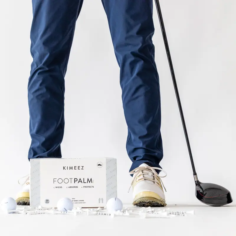 FOOTPALM Disposable No-Show Footwear Liners for Men, Ultra-Thin Adhesive-Back Inserts, Dry Hypoallergenic Sweat-Absorbing Moisture-Wick Pads, Odor-Control for Sockless Comfort & Loafers, 20 Pairs, Protect Insoles, Extend Shoe Life