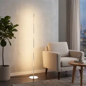 JONATHAN Y Apollo Modern Metal LED Floor Lamp for Living Room Bedroom Kitchen Office with Adjustable Lighting and Silk-Wrapped Cord
