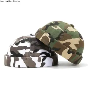 Unisex Cotton Brimless Skullies Beanies - Vintage Urban Street Docker Hat, Summer Casual, Portable Multipurpose Sports & Outdoor Accessory
