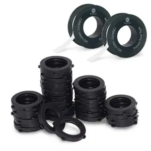 Morvat 30 Rubber Washers & 2 Rolls Teflon Tape Set